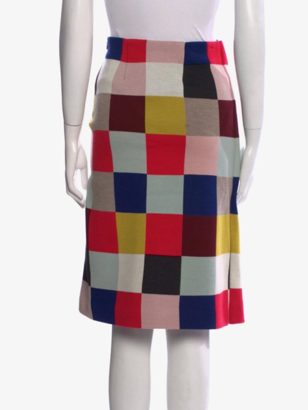 St. John Wool Knee-Length Skirt Pink | Size: XS - Picture 3 of 3